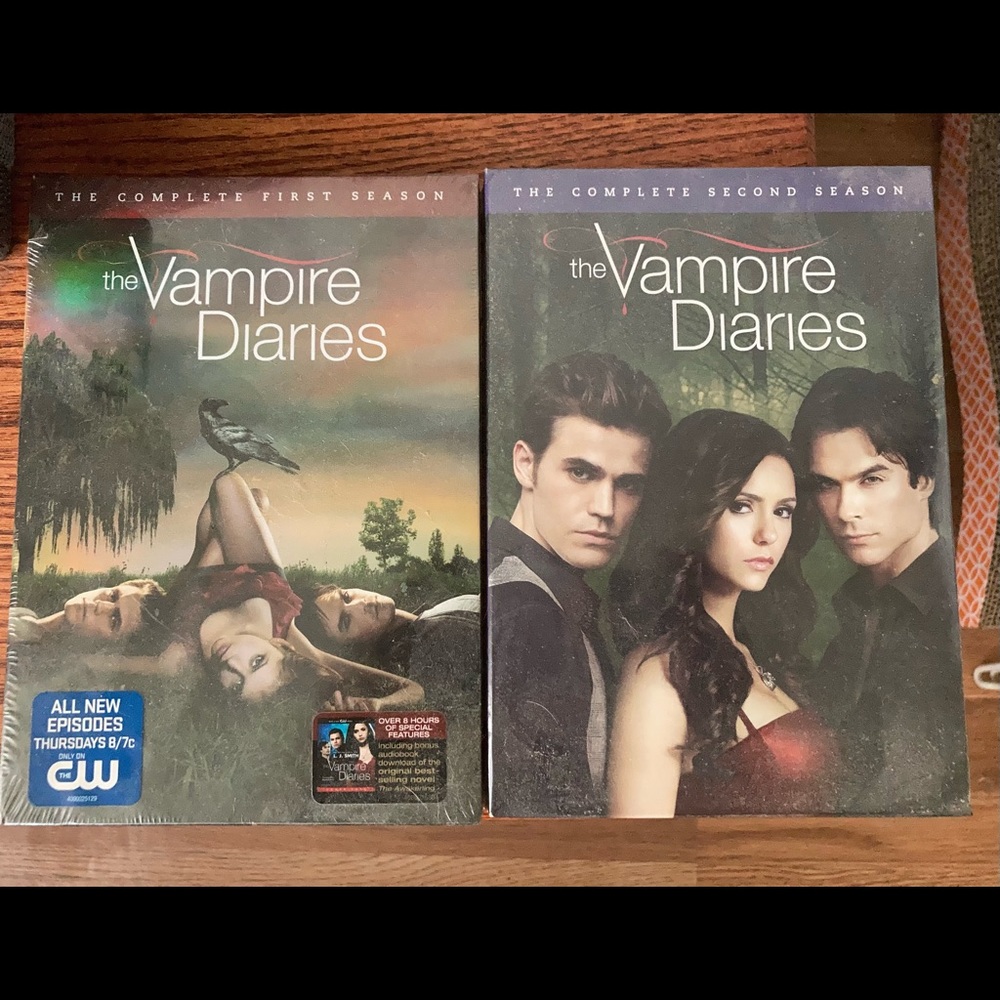 Seasons 1 & 2 of Vampire Diaries